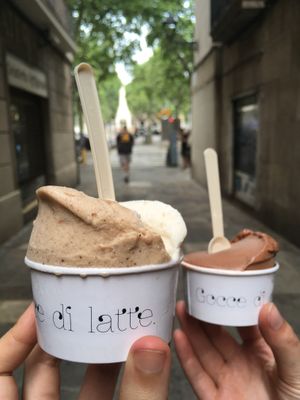   at Bellamia Gelateria Italiana in Barcelona