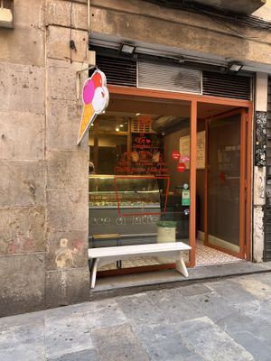   at Bellamia Gelateria Italiana in Barcelona