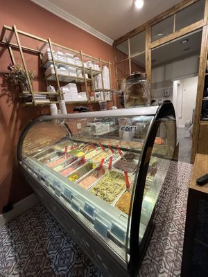   at Bellamia Gelateria Italiana in Barcelona