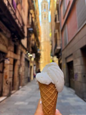   at Bellamia Gelateria Italiana in Barcelona