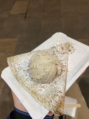 Crêpes 😍  at Bellamia Gelateria Italiana in Barcelona