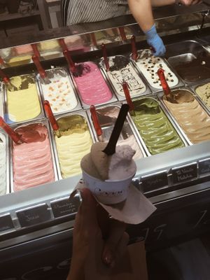 A big variety, very tasty at Bellamia Gelateria Italiana in Barcelona