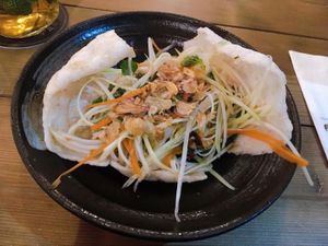 papaya salad at Viet Village in Leipzig