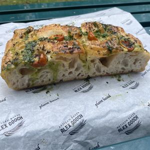 Focaccia   at Alex Gooch in Cardiff