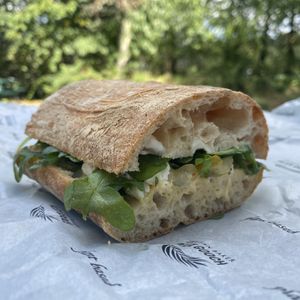 Feta and peppers sandwich   at Alex Gooch in Cardiff