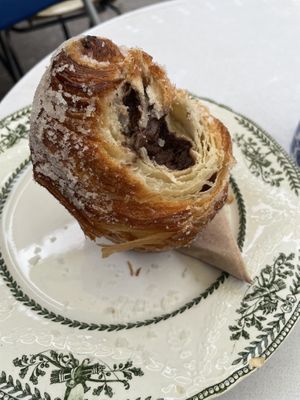 Chocolate cronut  at Alex Gooch in Cardiff