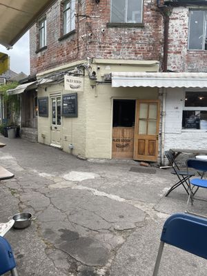 Area to enjoy the treats  at Alex Gooch in Cardiff