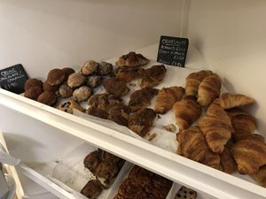 Various croissants  at Alex Gooch in Cardiff