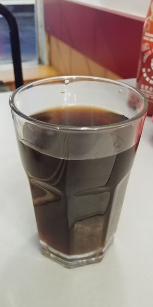 Plum juice (cold) #109, $1.50 at Simon's Wok in Toronto