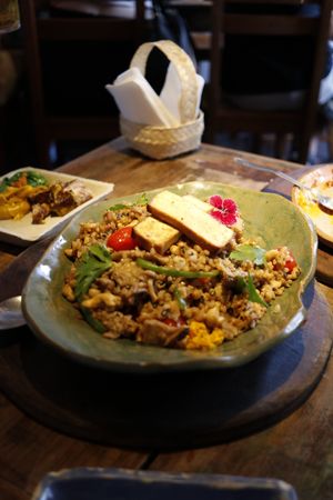 Baião de dois muuuuito bem servido e delicioso! at Taberna d'Omar in Sao Joao Del Rei