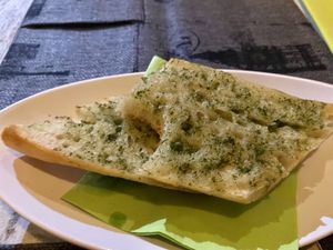 Vegan Garlic bread  at Kennidi in Kaprun