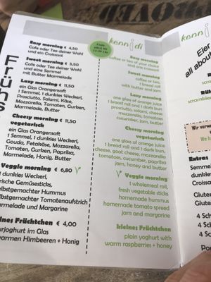 Menu 1 at Kennidi in Kaprun