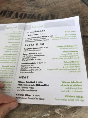 Menu3 at Kennidi in Kaprun