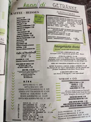 Menu III at Kennidi in Kaprun