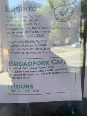 Was here around 2:15pm and it was not opened even though says it would be. 😒 at Broadfork Cafe - Uptown in Seattle