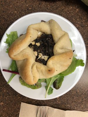Savory mushroom galette at Broadfork Cafe - Uptown in Seattle