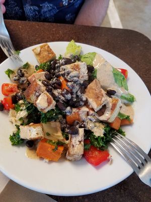 Rice bowl plus tofu at Broadfork Cafe - Uptown in Seattle