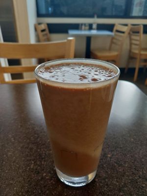 Chocolate Peanutbutter Smoothie at Broadfork Cafe - Uptown in Seattle