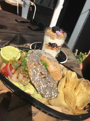 Superfood bagel at No. 3a in Bromsgrove