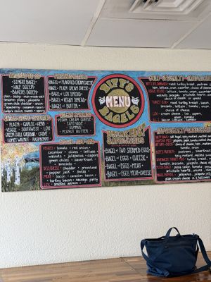   at Biff's Bagels in Flagstaff