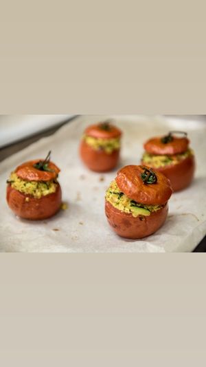 Pomodorini ripieni at Emanuele Di Biase in Perugia