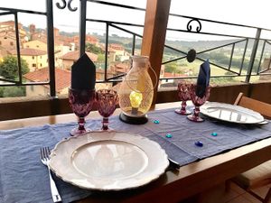 Mise en place at Emanuele Di Biase in Perugia