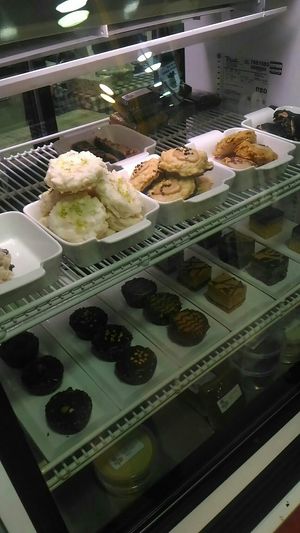 Goodies from red earth kitchen at Dieppe Market in Dieppe