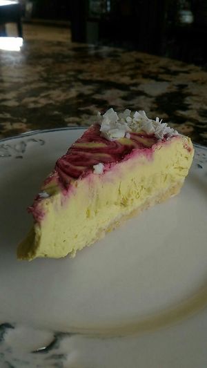 Tropical cheesecake nirvana nutrition at Dieppe Market in Dieppe