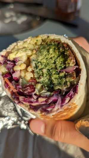 Falaffelicious Wrap with Couscous at IDOF - Navy Pier in Chicago