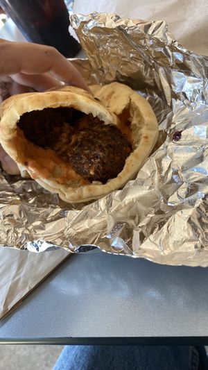 Falafel pita  at IDOF - Navy Pier in Chicago