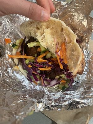 Falafel pita   at IDOF - Navy Pier in Chicago