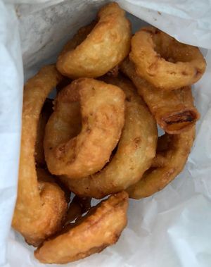 Onion Rings  at Stand-Up Burgers in Berkeley