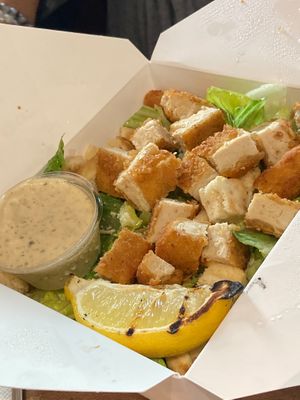 Classic chickin' Caesar at Stand-Up Burgers in Berkeley