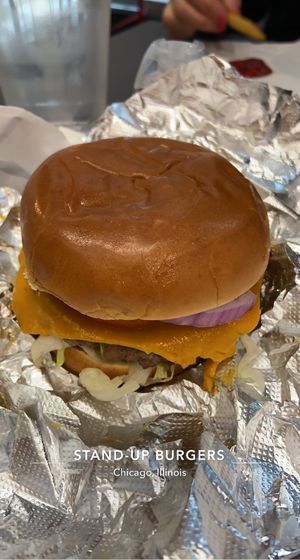   at Stand-Up Burgers in Berkeley