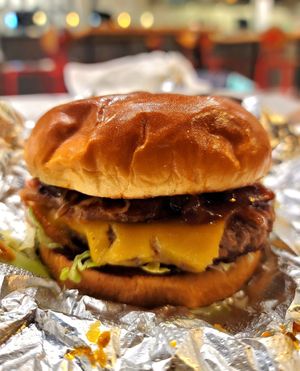 BBQ Bacon Burger at Stand-Up Burgers in Berkeley