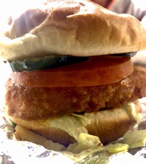 Chic’n YASSSS  at Stand-Up Burgers in Berkeley