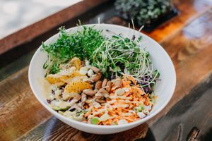asiatique salads  at BeBg Comptoir Végé in Montreal
