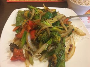 Mongolian Vegetables at Golden House in Tucson