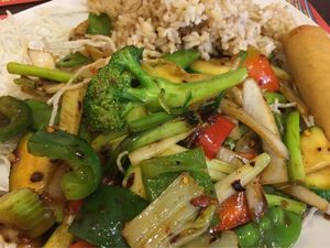 Mongolian Vegetables at Golden House in Tucson