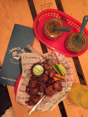 Teriyaki Wings at Beach Dog in San Jose Del Cabo