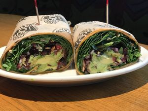 VEGAN SUMMER WRAP at Bob's Burgers and Brew in Marysville