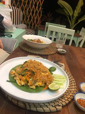 Yammi food .. all vegan (-:  at The Art Club - Koh Samui Hospital in Koh Samui