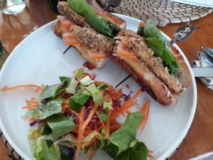 Tofu sandwich at The Art Club - Koh Samui Hospital in Koh Samui