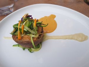 Eggplant zucchini  topinambur at Sjuut in Schinnen