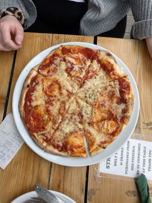 Vegan margarita  at Isis Pizzeria in Barmouth