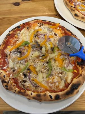 Vegan Classic - with pineapple   at Isis Pizzeria in Barmouth