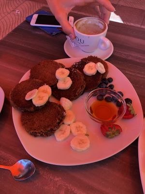 Pancakes at Biggi's in Mallorca