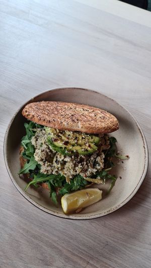 Vegan Tuna Sandwich at Cafe OHA in Valby