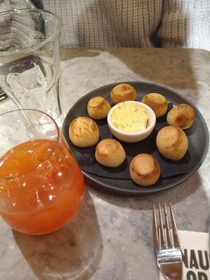 Dought balls at Pizza Express - Aldwych in London