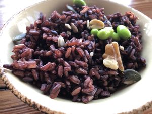 brown rice  at Vietal Kitchen in Stuttgart